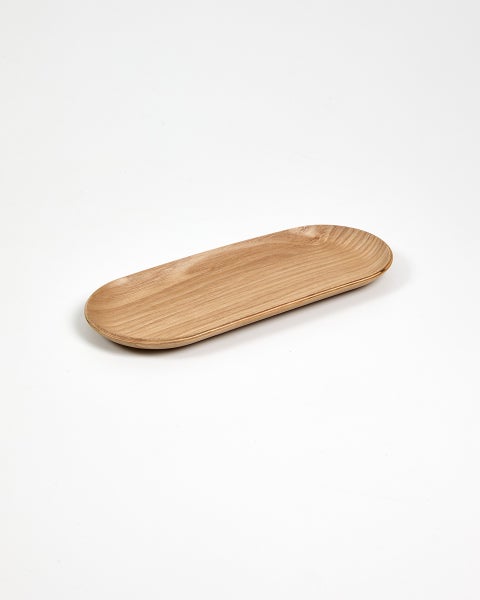 Soikea tarjotin pajupuuta 23x10cm