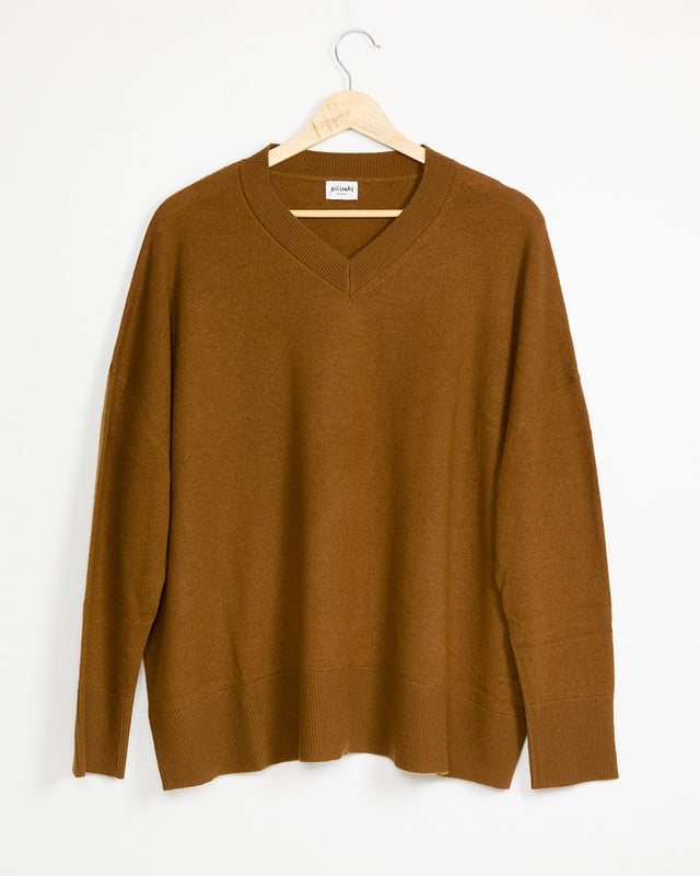 Neulepusero Astrid MERINOVILLA suklaanruskea