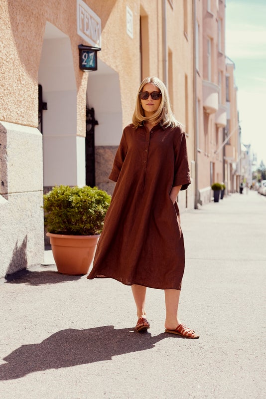 Aurinkolasit Skagen brown & kotelo