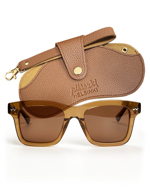 Aurinkolasit Skagen brown & kotelo