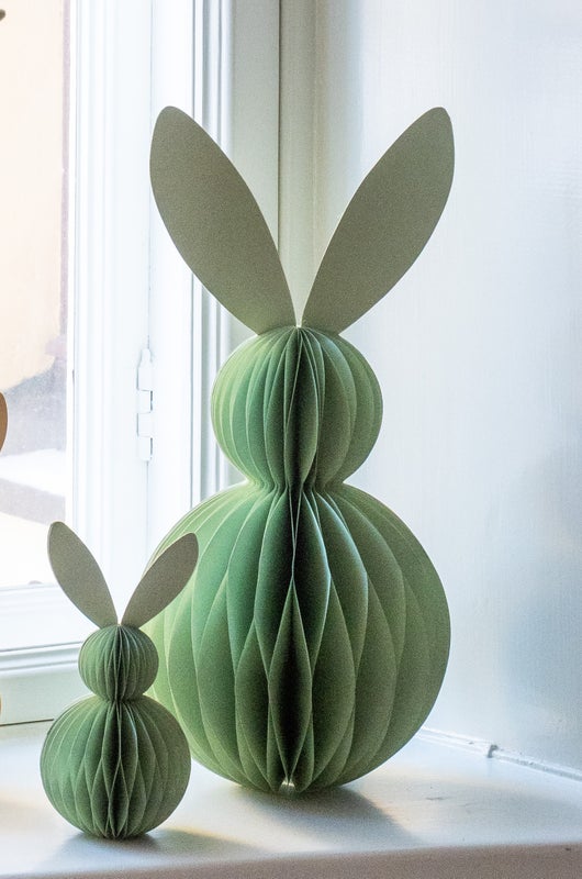 P&auml;&auml;si&auml;ispupu paperia vaaleanvihre&auml; 50 cm